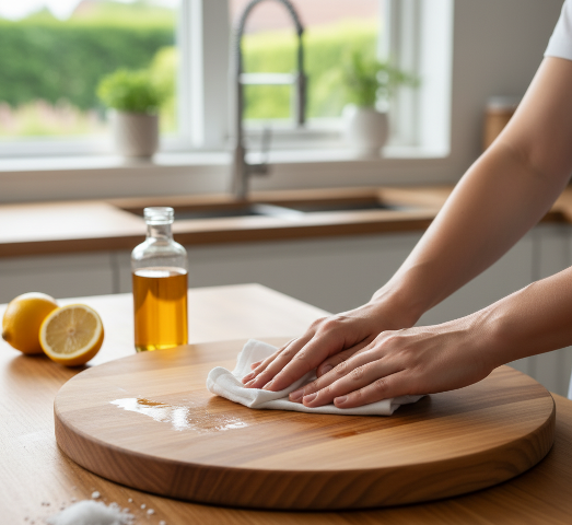 Ahşap Kesme Tahtalarında Doğru Temizlik ve Bakım Yöntemleri