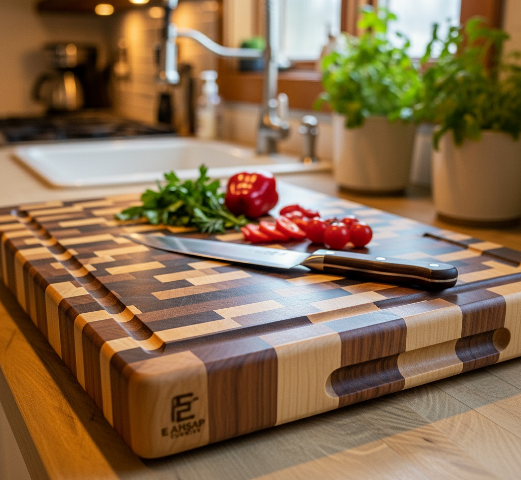 Endgrain Kesme Tahtalarının Mutfağınıza Sunduğu Dayanıklılık ve Estetik