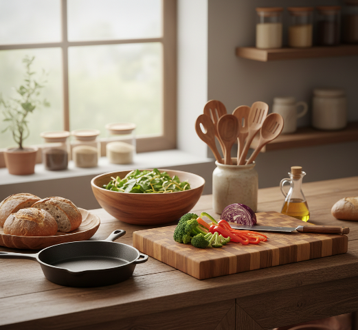 Doğal Ahşap Mutfak Ürünleri ile Sağlıklı Bir Mutfak Mümkün mü?