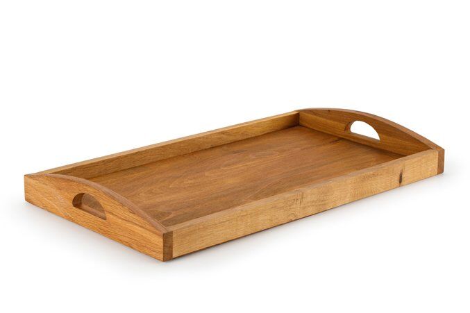 Yüksek Kenarlı Tepsi / Meşe / 3316