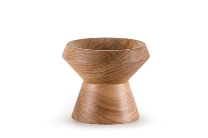 Büyük Boy Ayaklı Kase / Ceviz / 3067