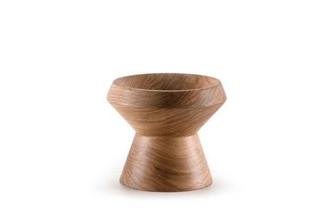 Büyük Boy Ayaklı Kase / Ceviz / 3067