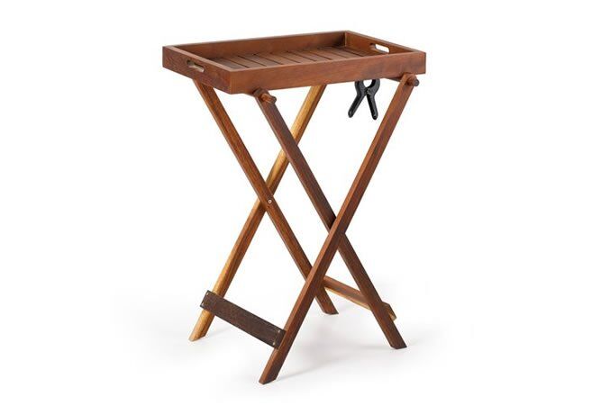 Katlanır Tepsi Sehpası / İroko / 3317