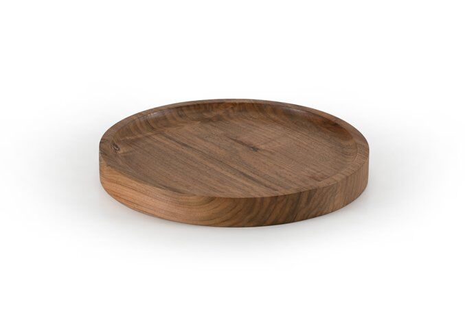 Yükseltici Demir Üstü Sunum Ahşabı Bazası / Ceviz / 3096