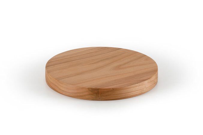 Yükseltici Demir Üstü Sunum Ahşabı Bazası / İroko / 3096