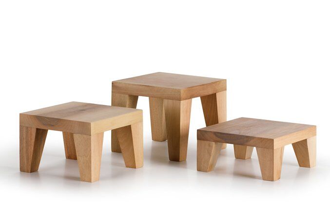 Yükseltici Set Sunum Ahşabı / Ceviz / 3120