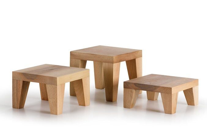 Yükseltici Set Sunum Ahşabı / Ceviz / 3120