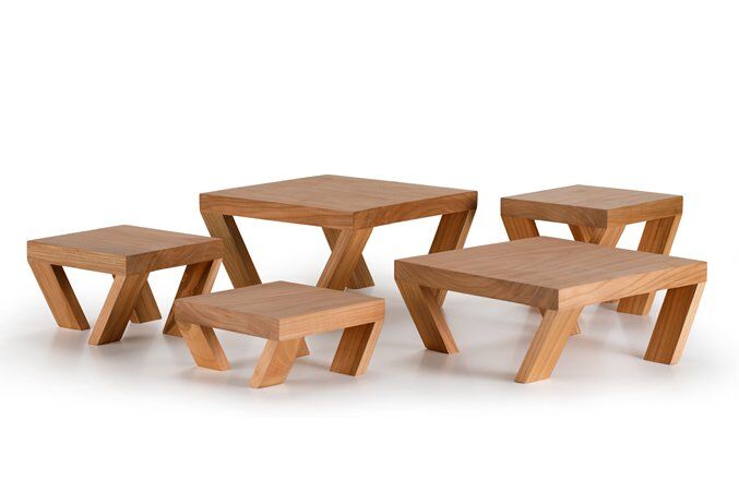 Yükseltici Set Sunum Ahşabı / Ceviz / 3144