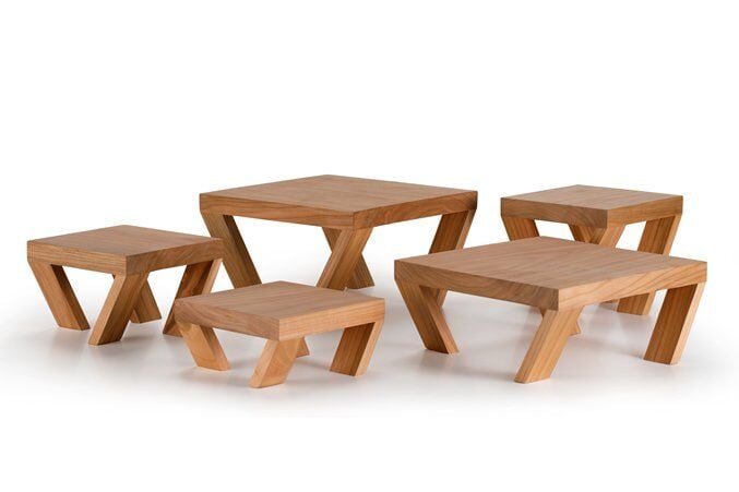 Yükseltici Set Sunum Ahşabı / Ceviz / 3147