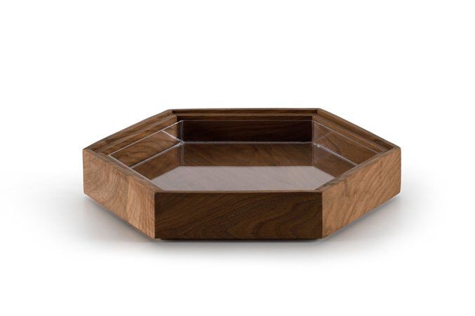 Petek Yükseltici Sunum Ahşabı / Ceviz / 3318