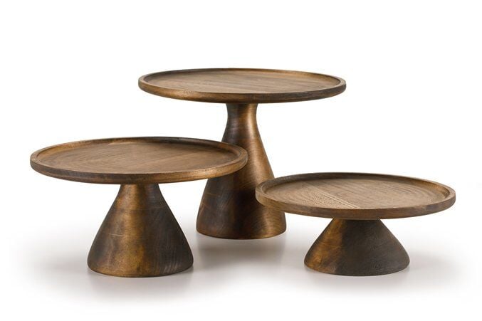 Yükseltici Set Kek Standı / Ihlamur / 3176