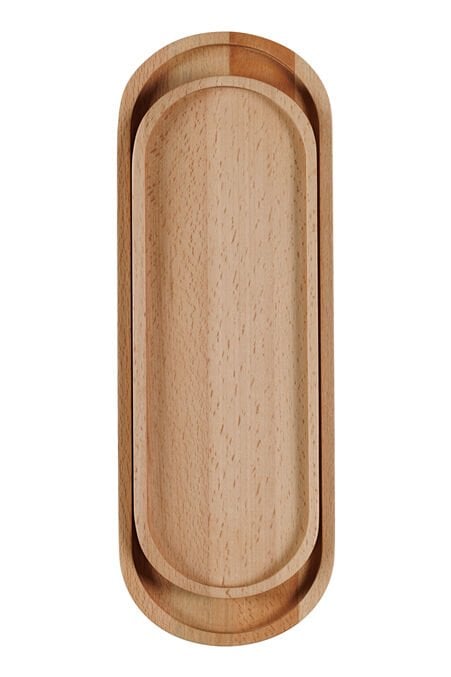 Ahşap Servis Tepsisi / Kayın / 1288