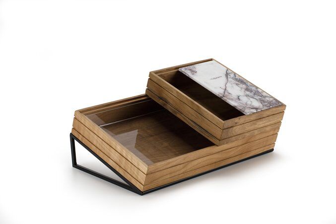 Ekmek Standı 1/2 Tepsi / Ceviz / 3015