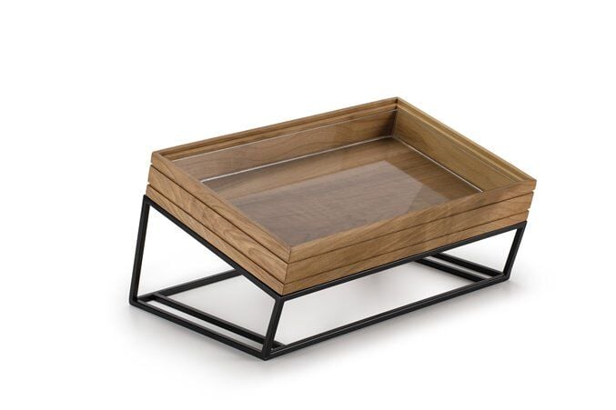 Ekmek Standı 1/4 Tepsi / Ceviz / 3018