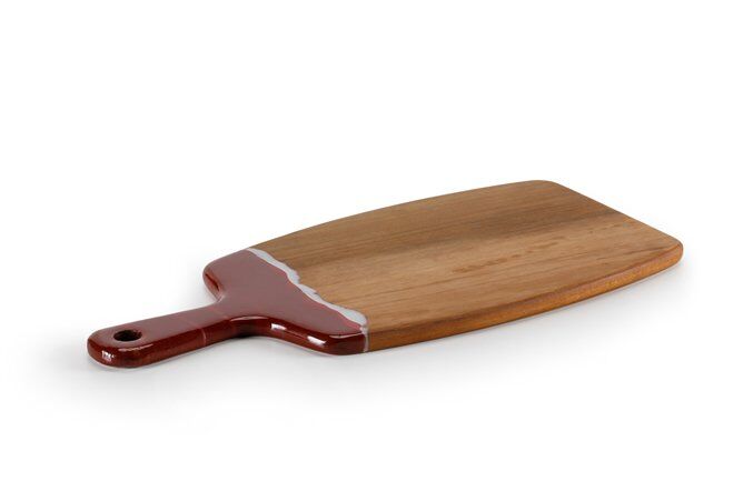 Epoksi Ahşap Kesme Tahtası / İroko / 3203