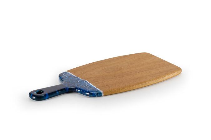 Epoksi Ahşap Kesme Tahtası / İroko / 3204