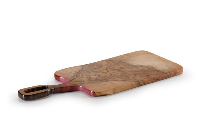 Epoksi Ahşap Kesme Tahtası / İroko / 2 EPX 1006