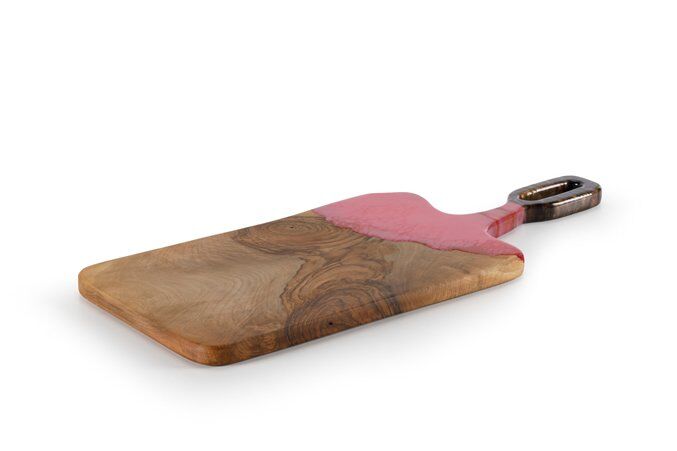 Epoksi Ahşap Kesme Tahtası / İroko / 2 EPX 1006