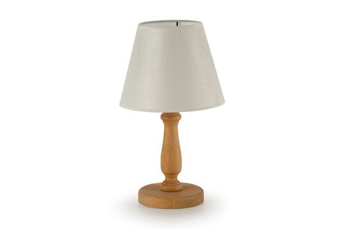 Ahşap Abajur / Kayın / 2273