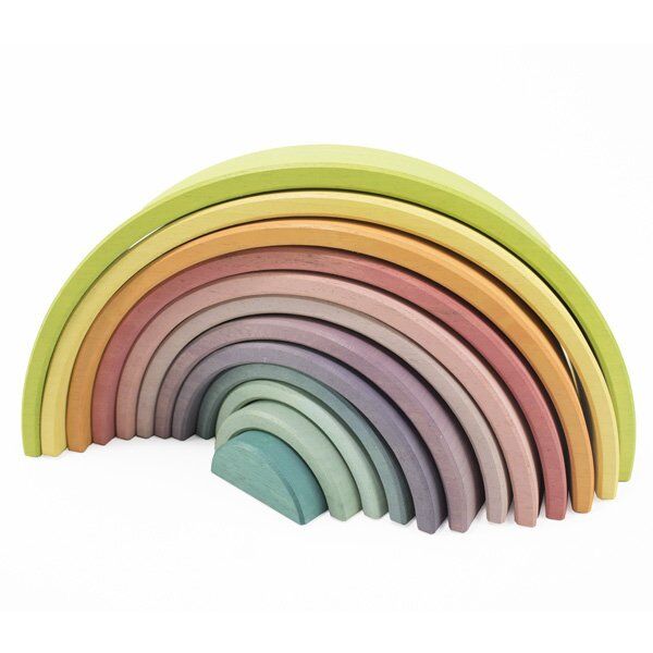 Waldorf 12 li Pastel Gökkuşağı Blokları / 1002