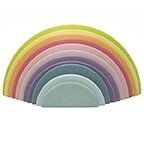 Waldorf 11 li Pastel Gökkuşağı Yarım Daire Tabla / 1055