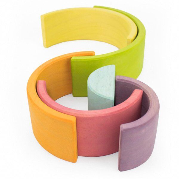 Waldorf 6 lı Pastel Gökkuşağı Seti / 1005