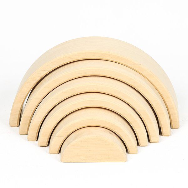 Waldorf 6 lı Natürel Gökkuşağı Blokları / 1006