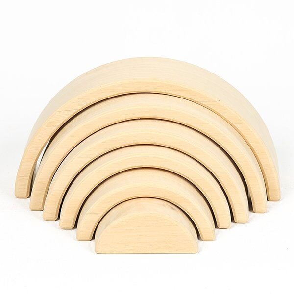 Waldorf 6 lı Natürel Gökkuşağı Blokları / 1006