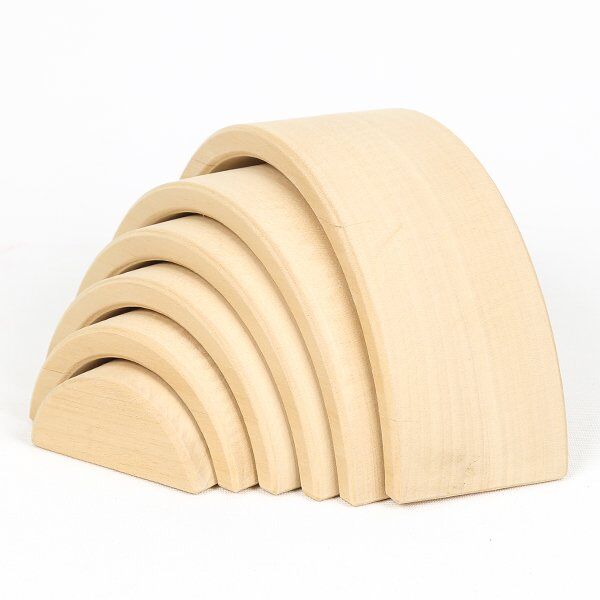 Waldorf 6 lı Natürel Gökkuşağı Blokları / 1006