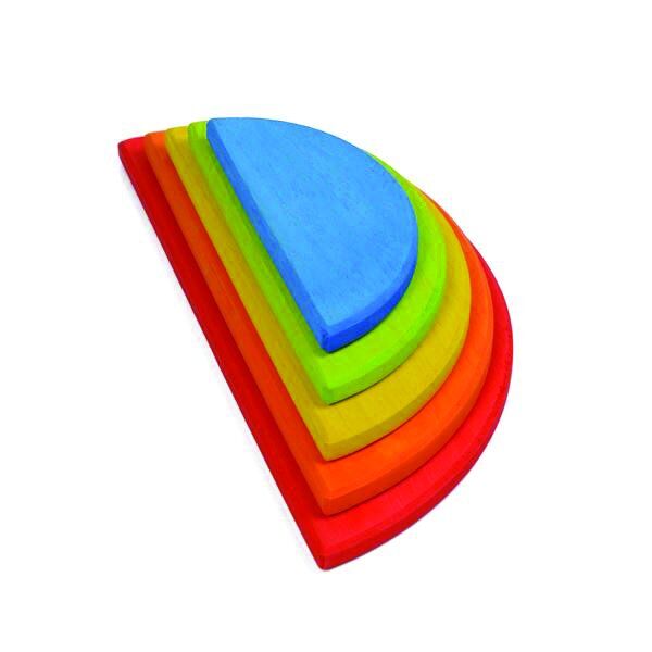 Waldorf 5 li Gökkuşağı Yarım Daire Tabla / 1060