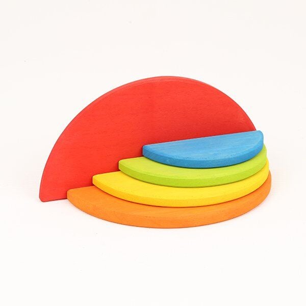 Waldorf 5 li Gökkuşağı Yarım Daire Tabla / 1060