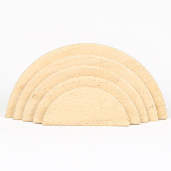 Waldorf 5 li Pastel Gökkuşağı Yarım Daire Tabla / 1061