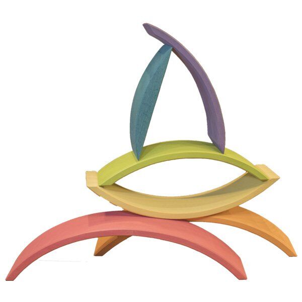 Waldorf 6 lı Pastel Gökkuşağı Köprü / 1008