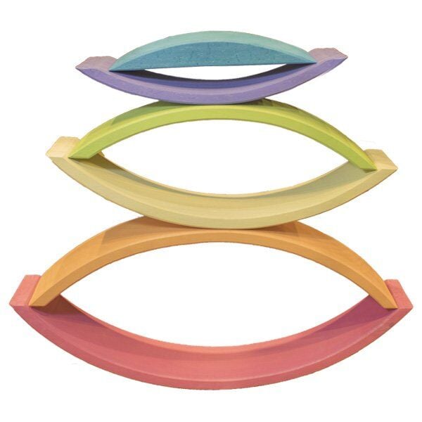 Waldorf 6 lı Pastel Gökkuşağı Köprü / 1008