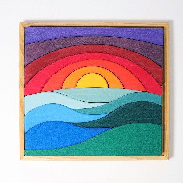 Waldorf Gün Batımı Puzzle / 1301