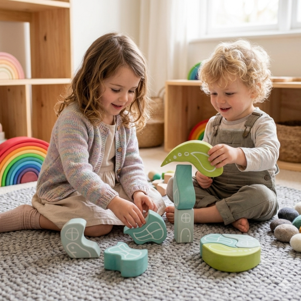 Waldorf Yeşil Bungalow Ev / 1283