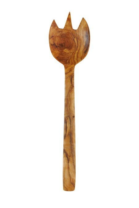 İki Dişli Salata Servis Çatalı / Zeytin / 604