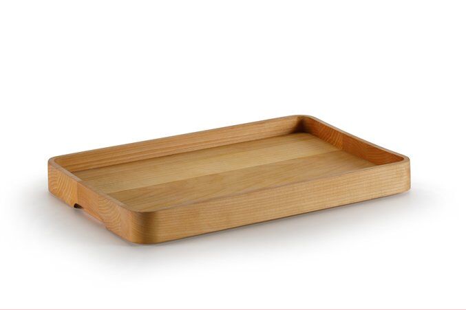 Yüksek Kenarlı Ahşap Tepsi / Ihlamur / 1522