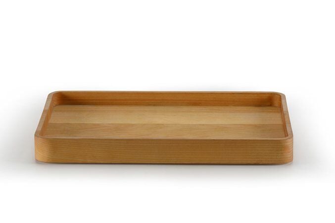 Yüksek Kenarlı Ahşap Tepsi / Ihlamur / 1522