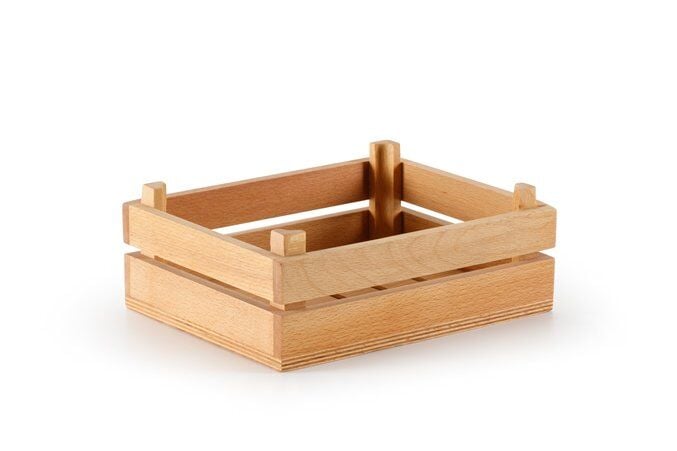 Oluklu Ahşap Tepsi / Kayın / 1344