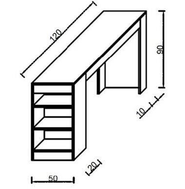 Bar Yemek Masası Beyaz