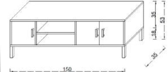 Duvar Askılı Tv Ünitesi