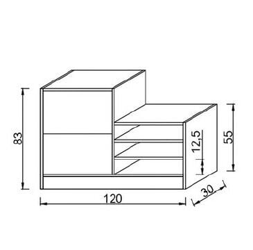 Ayakkabılık (Beyaz)