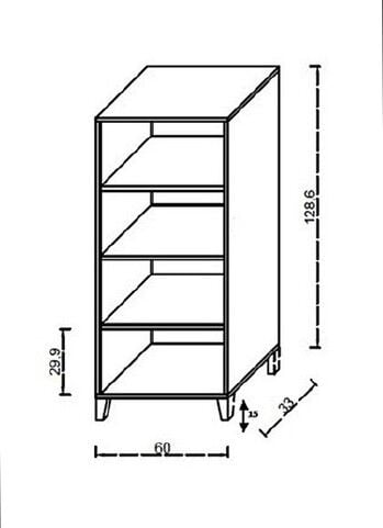 Dört Raflı Ayakkabılık