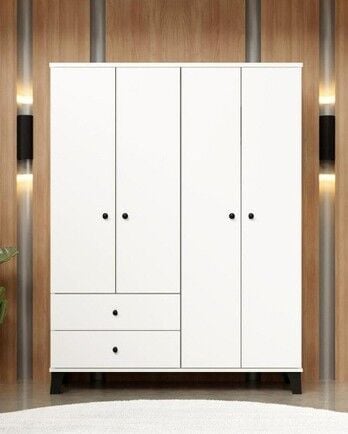 Dört Kapaklı Gardırop Ayakkabılık