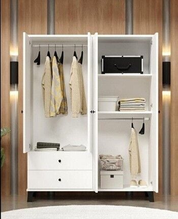 Dört Kapaklı Gardırop Ayakkabılık