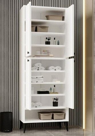 Altı Açık Ayakkabılık Portmanto