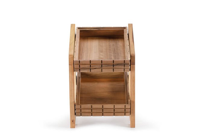 Ahşap Özel Tasarım LEGO Serisi Ekmek Sunumluğu 1/2 2’li – Ceviz - LEGO 3011